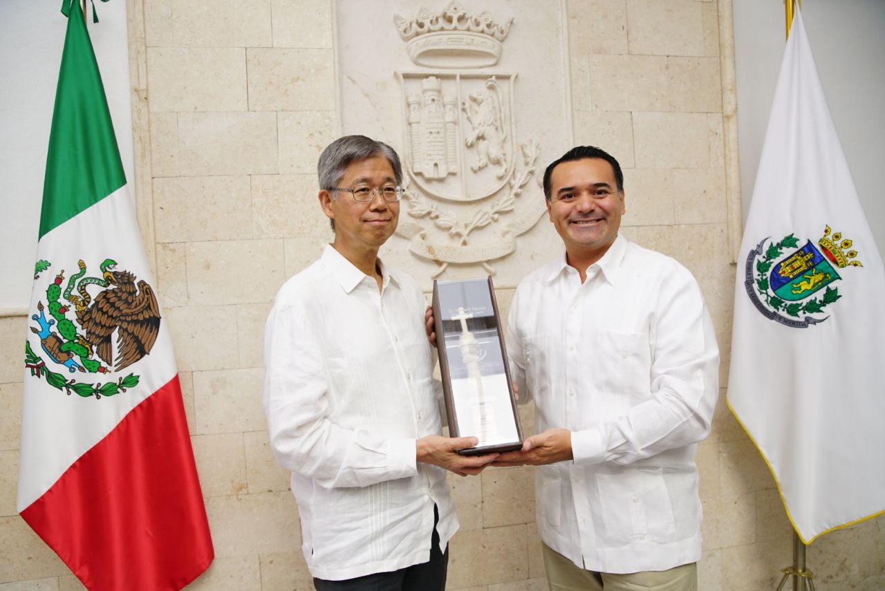El alcalde Renán Barrera acuerda reafirmar los lazos e intercambios entre Mérida y Japón