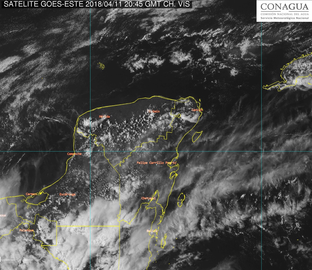 Se pronostican de nuevo para los próximos días temperaturas de muy calurosas a extremadamente calurosas en la Península de Yucatán