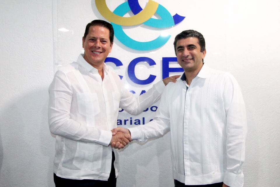 CANACO MÉRIDA ENTREGA PRESIDENCIA DEL CCE YUCATÁN A CANACINTRA 