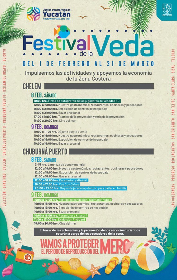 El festival de la veda llega a comisarías de Progreso