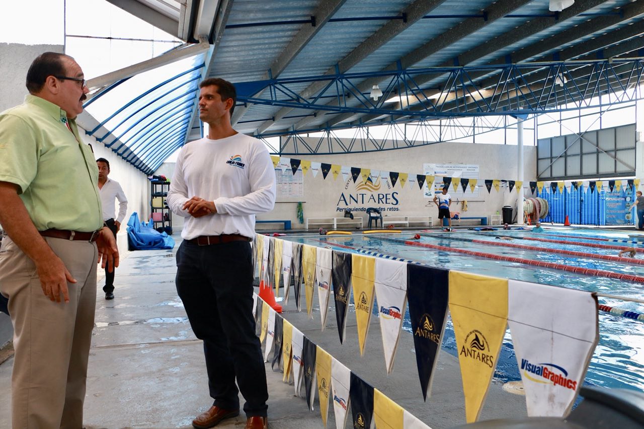 Ramírez Marín apoyará la hazaña de un nadador yucateco 