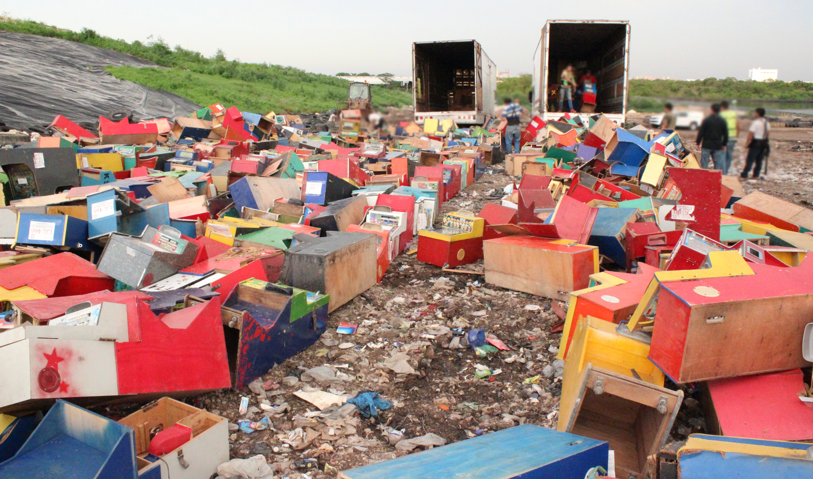 PGR DESTRUYE MÁS DE 250 KILOS DE ESTUPEFACIENTES Y MÁS DE 550 MÁQUINAS TRAGAMONEDAS EN YUCATÁN