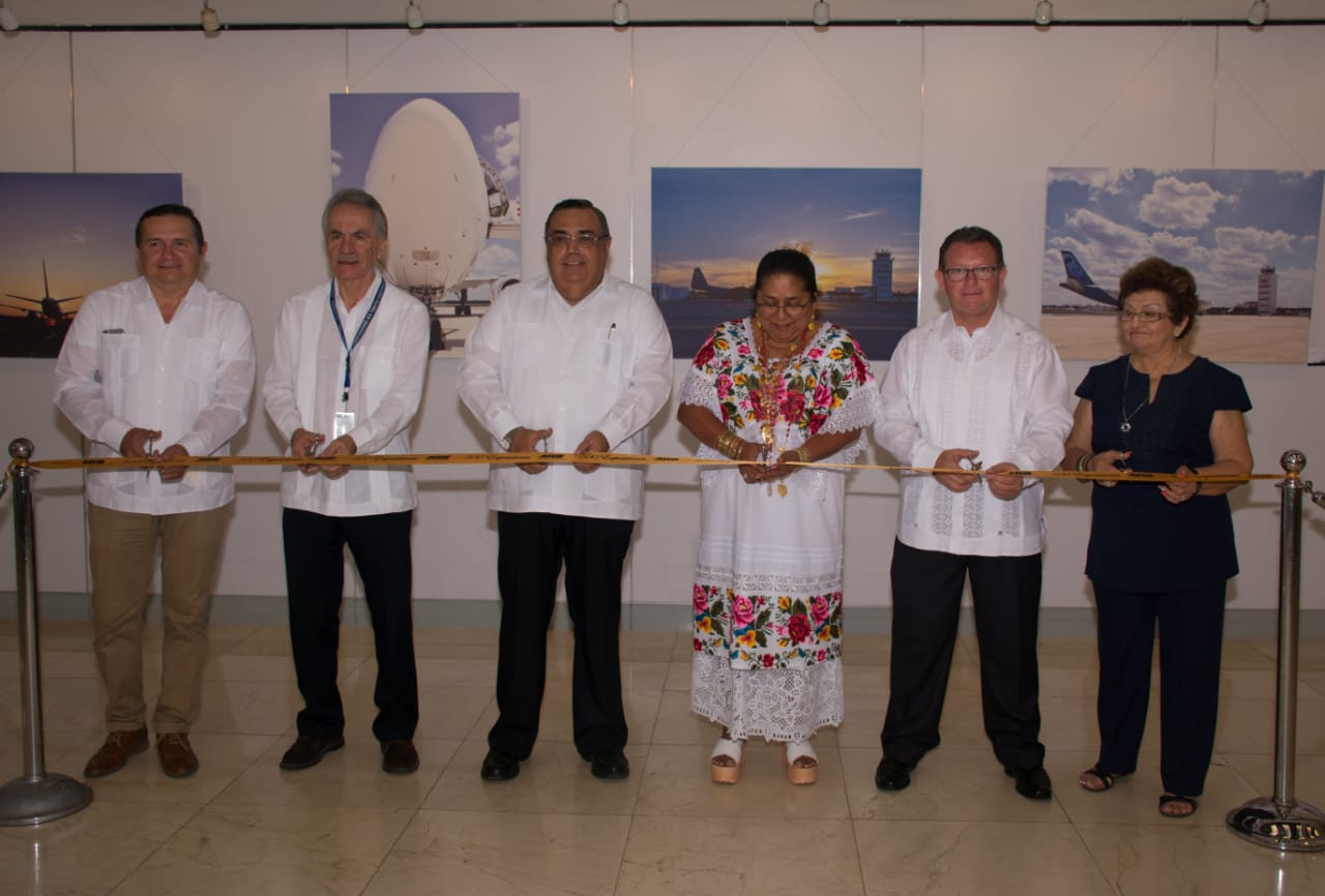 SE INAUGURÁ EN EL AEROPUERTO INTERNACIONAL DE MÉRIDA ,