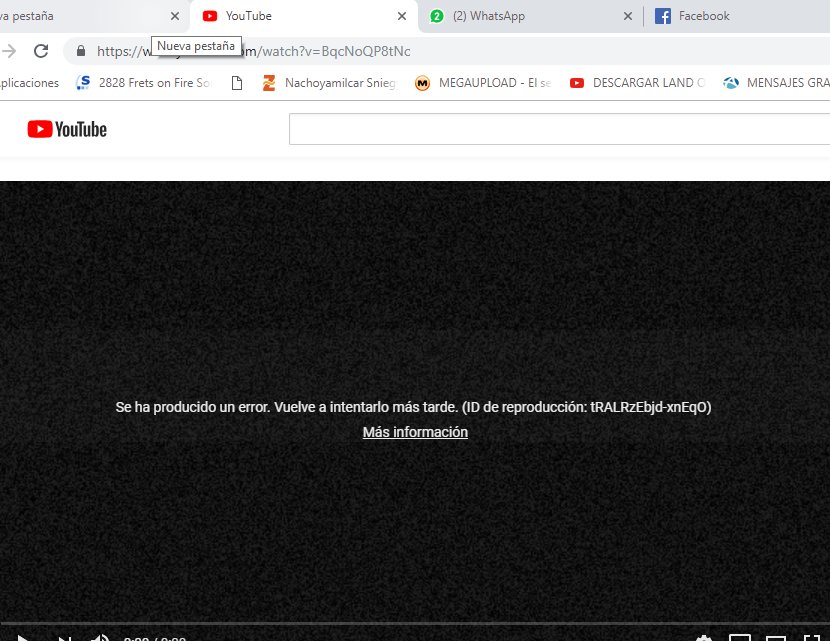 Usuarios reportan caída mundial de YouTube