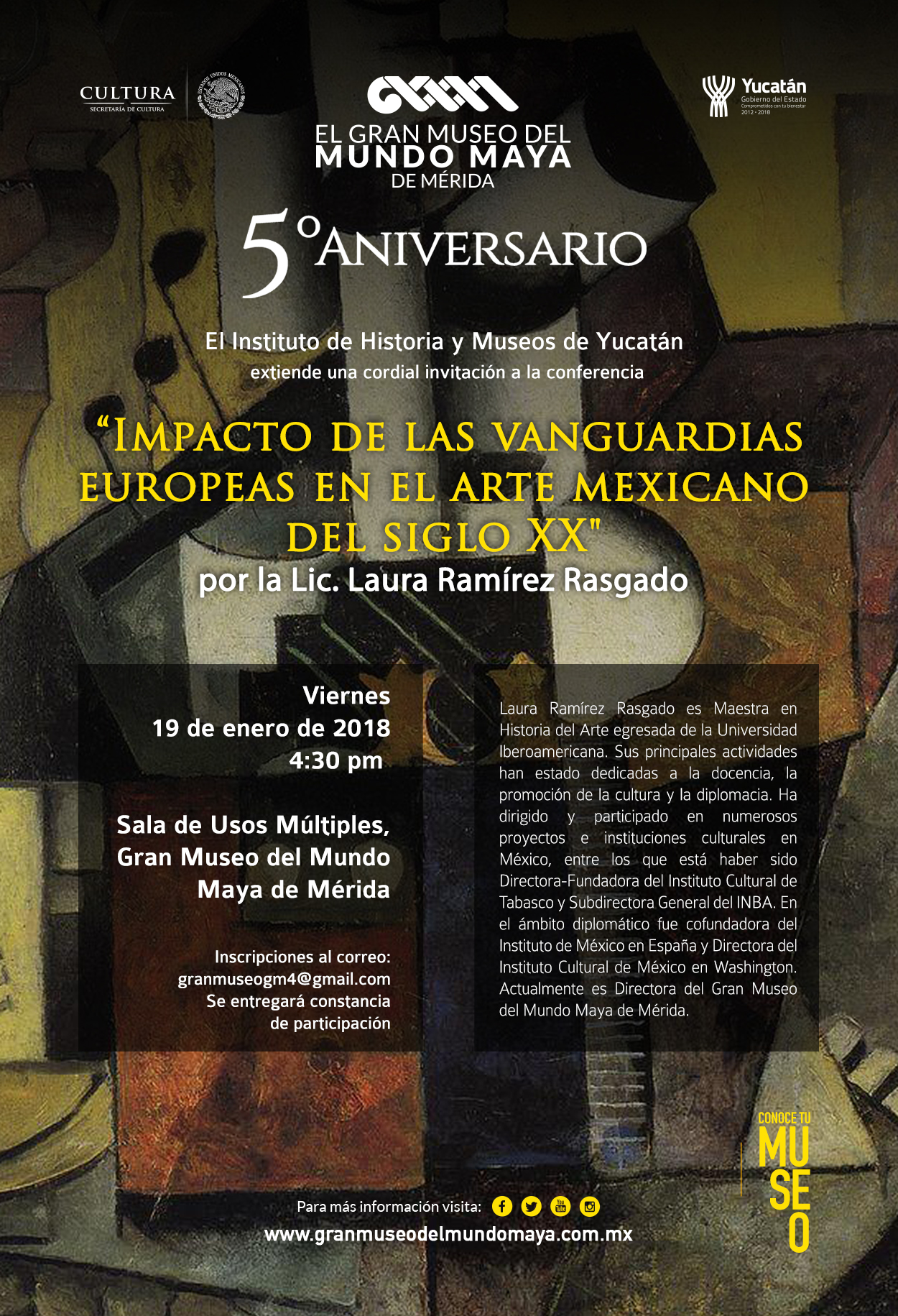 Celebran con gran éxito el 5o. Aniversario del Gran Museo del Mundo Maya de Mérida