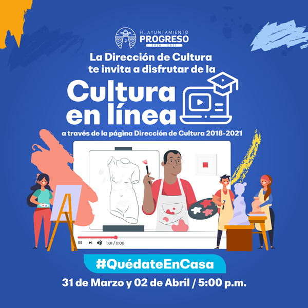  Invitan a aprender nuevas técnicas artísticas y a ejercitarse en casa, ante la contingencia por el COVID-19
